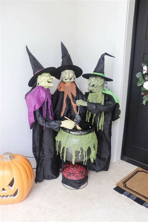 Get your home ready for Halloween with a giant witch decoration from Home Depot